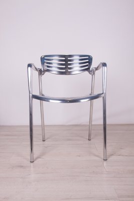 Aluminium Stackable Chairs by Jorge Pensi for Amat 3, 1980s-NIT-1057234