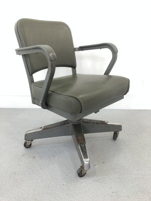 Aluminium Swivel Office Chair from Emeco, 1950s-JWH-1370868