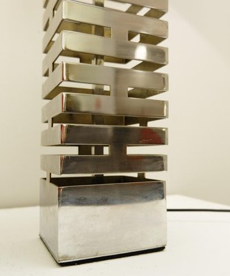 Aluminium Table Lamp by Max Sauze, 1970-FGA-923080