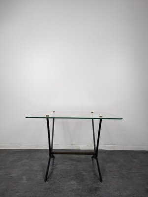 Aluminum and Glass Coffee Table by Angelo Ostuni-HLV-2024393