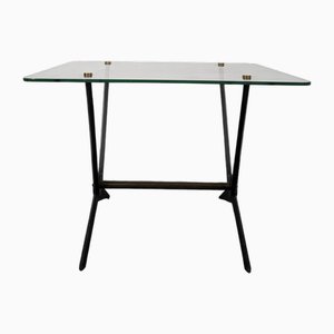 Aluminum and Glass Coffee Table by Angelo Ostuni-HLV-2024393