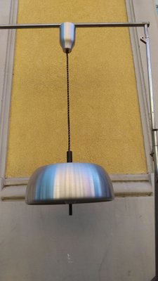 Aluminum Ceiling Lamp by Oscar Torlasco for Lumi, 1960s-OHK-678521