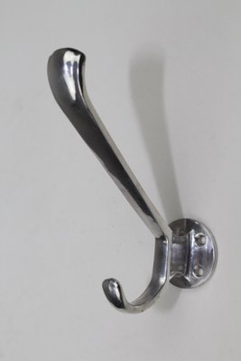 Aluminum Clothes Hooks, 1950s, Set of 5-ZWH-657434