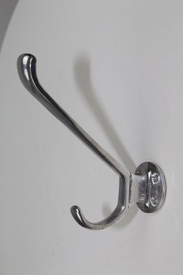 Aluminum Clothes Hooks, 1950s, Set of 5-ZWH-657434