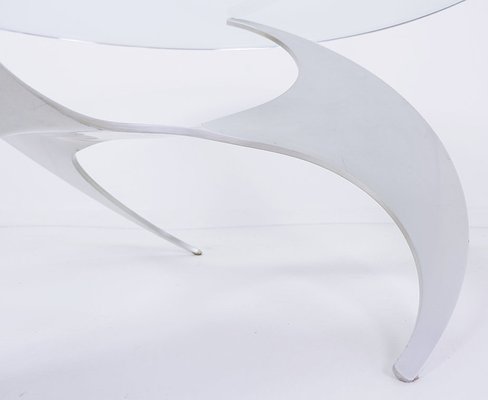 Aluminum Propeller Coffee Table attributed to Knut Hesterberg for Ronald Schmitt, 1960s-JG-1777577