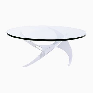 Aluminum Propeller Coffee Table attributed to Knut Hesterberg for Ronald Schmitt, 1960s-JG-1777577