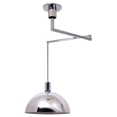 AM/AS Ceiling Lamp with Chromed Swing Arm by Franco Albini for Sirrah, 1960s-VDW-955635