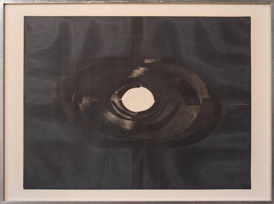 Amadeo Gabino, Abstract Composition, 1973, Ink on Paper, Framed-AOI-1106933