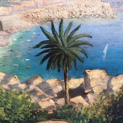 Amalfi Coast, Posillipo School, Oil on Canvas-YUW-915081