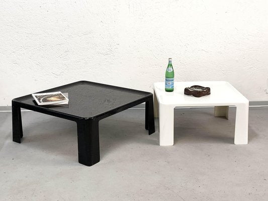 Amanta Coffee Table in Black Fiberglass by Mario Bellini for C&B, Italy, 1960s-JDR-1126250