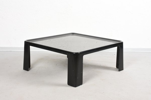 Amanta Coffee Table in Black Fiberglass by Mario Bellini for C&B, Italy, 1960s-JDR-1126250