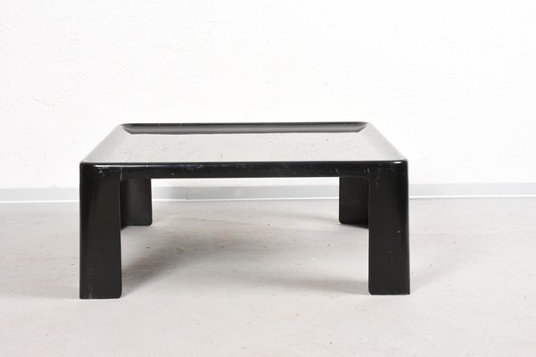 Amanta Coffee Table in Black Fiberglass by Mario Bellini for C&B, Italy, 1960s-JDR-1126250