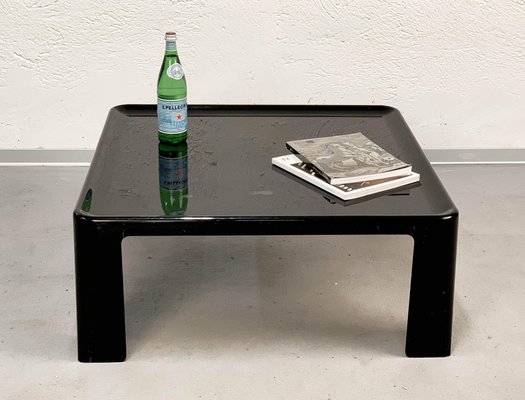 Amanta Coffee Table in Black Fiberglass by Mario Bellini for C&B, Italy, 1960s-JDR-1126250