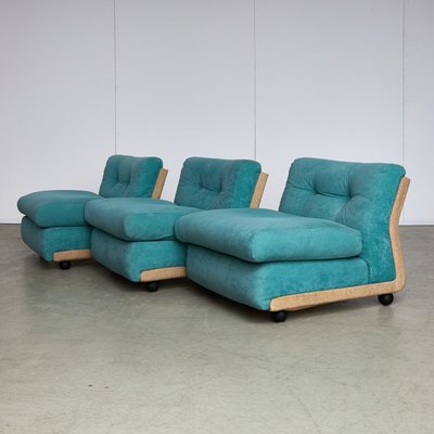 Amanta Sofa Set by Mario Bellini for C&B Italia, 1966, Set of 3-UVT-1969606