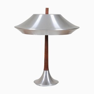 Ambassador Aluminium and Rosewood Table Lamp from Jo Hammerborg-MTD-1399696