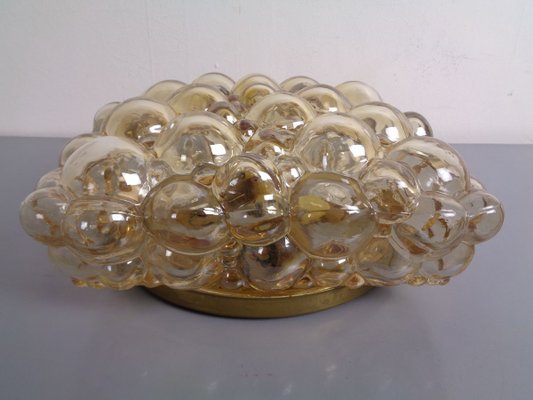 Amber Bubble Sconce by Helena Tynell for Glashütte Limburg, 1960s-RDW-824012