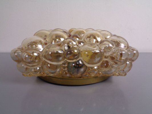 Amber Bubble Sconce by Helena Tynell for Glashütte Limburg, 1960s-RDW-824012