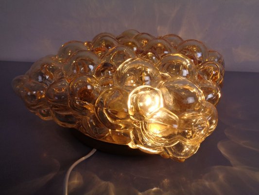 Amber Bubble Sconce by Helena Tynell for Glashütte Limburg, 1960s-RDW-824012