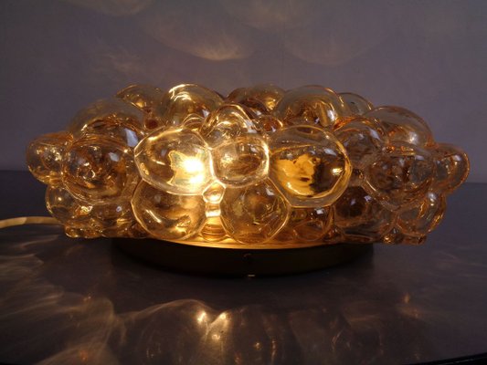 Amber Bubble Sconce by Helena Tynell for Glashütte Limburg, 1960s-RDW-824012