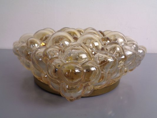 Amber Bubble Sconce by Helena Tynell for Glashütte Limburg, 1960s-RDW-824012