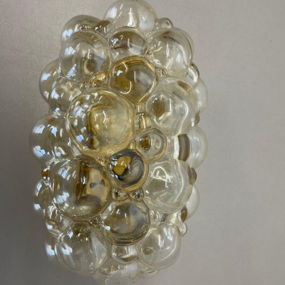 Amber Glass Wall Light by Helena Tynell for Glashütte Limburg, 1960s-QZ-1761407