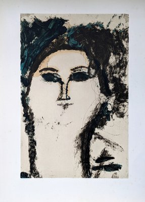 Amedeo Modigliani, Beatrice Hastings, Lithograph on Arches Vellum Paper-NRC-1771322