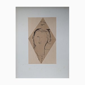 Amedeo Modigliani, Chana Orloff, Lithograph on Arches Vellum Paper-NRC-1771320