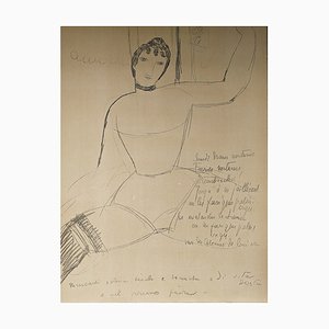 Amedeo Modigliani, The Acrobat, Lithograph on Arches Vellum Paper-NRC-1771318