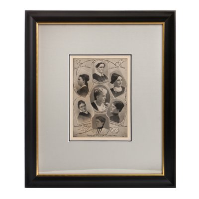 America's First Ladies of the 19th Century (1865-1893), Lithograph, Framed-FSD-1107199