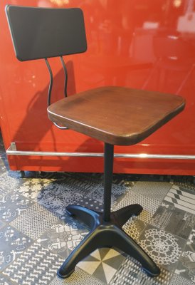 American Industrial Stool from Kewaunee Mfg., 1930s-QUC-973841