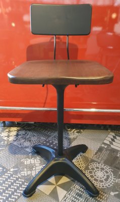 American Industrial Stool from Kewaunee Mfg., 1930s-QUC-973841