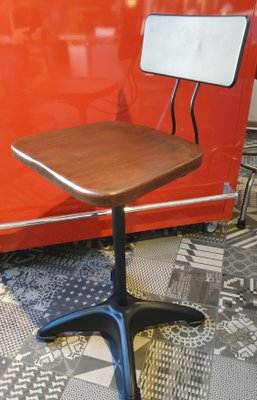 American Industrial Stool from Kewaunee Mfg., 1930s-QUC-973841