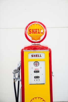 American Shell Petrol Station Pump, 1950s-KNM-1793045