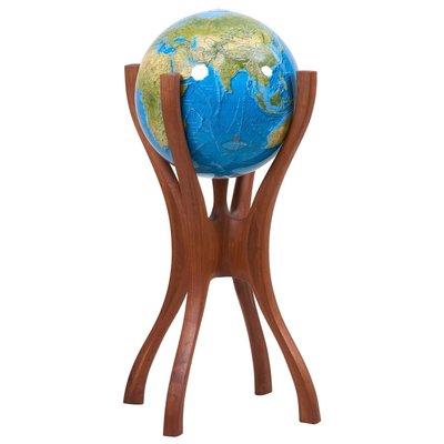 American Studio Globe Stand with Globe by Bud Tullis, 1981-SFD-631575