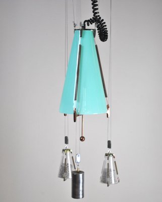 American Style Glass Ceiling Lamp, 1950s-JQO-562012