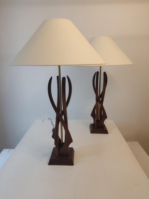 American Table Lamps, 1960s, Set of 2-ILR-1768324