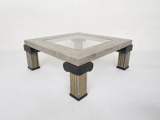 American Tessellated Coffee Table by Maitland Smith, 1980s-ZO-1116134