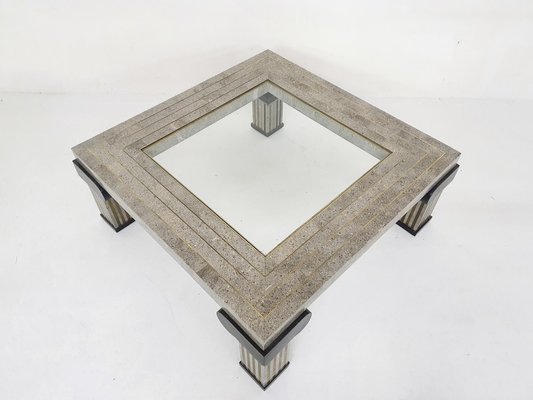 American Tessellated Coffee Table by Maitland Smith, 1980s-ZO-1116134