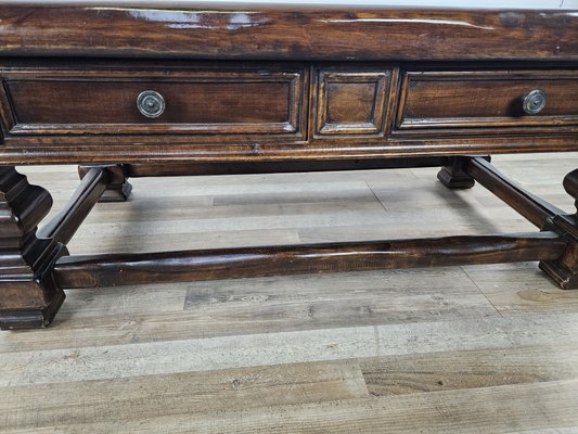 American Walnut Coffee Table with Drawers, 1980-ZUW-2027106