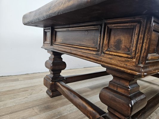 American Walnut Coffee Table with Drawers, 1980-ZUW-2027106