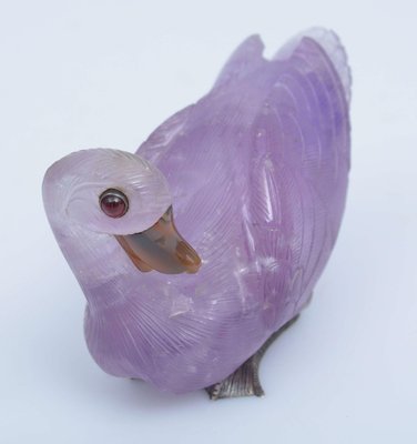 Amethyst Swan Figurine-WVL-2022425