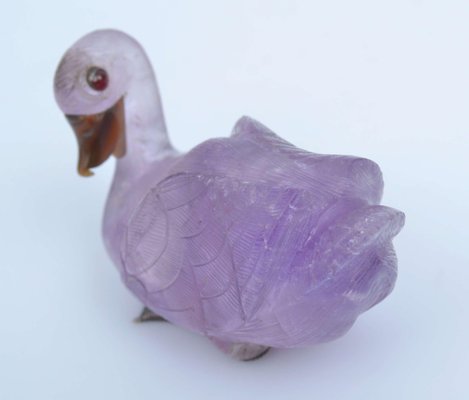 Amethyst Swan Figurine-WVL-2022425