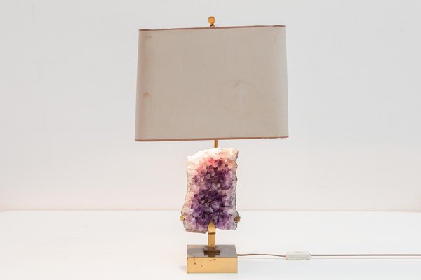 Amethyst Table Lamp by Willy Daro, Belgium, 1970s-KL-1315648