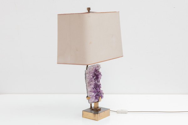 Amethyst Table Lamp by Willy Daro, Belgium, 1970s-KL-1315648