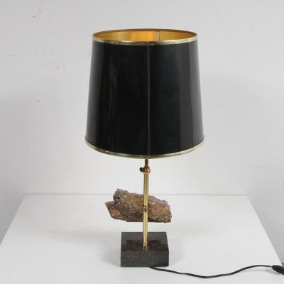 Amethyst Table Lamp in the Style of Willy Daro, 1970s-GG-601349