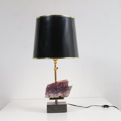 Amethyst Table Lamp in the Style of Willy Daro, 1970s-GG-601349