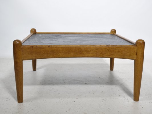 Amiral Coffee Table in Oak with Slate by Eric Merthen, 1960s-LVS-1742346