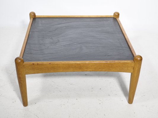 Amiral Coffee Table in Oak with Slate by Eric Merthen, 1960s-LVS-1742346