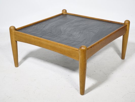 Amiral Coffee Table in Oak with Slate by Eric Merthen, 1960s-LVS-1742346