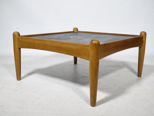 Amiral Coffee Table in Oak with Slate by Eric Merthen, 1960s-LVS-1742346